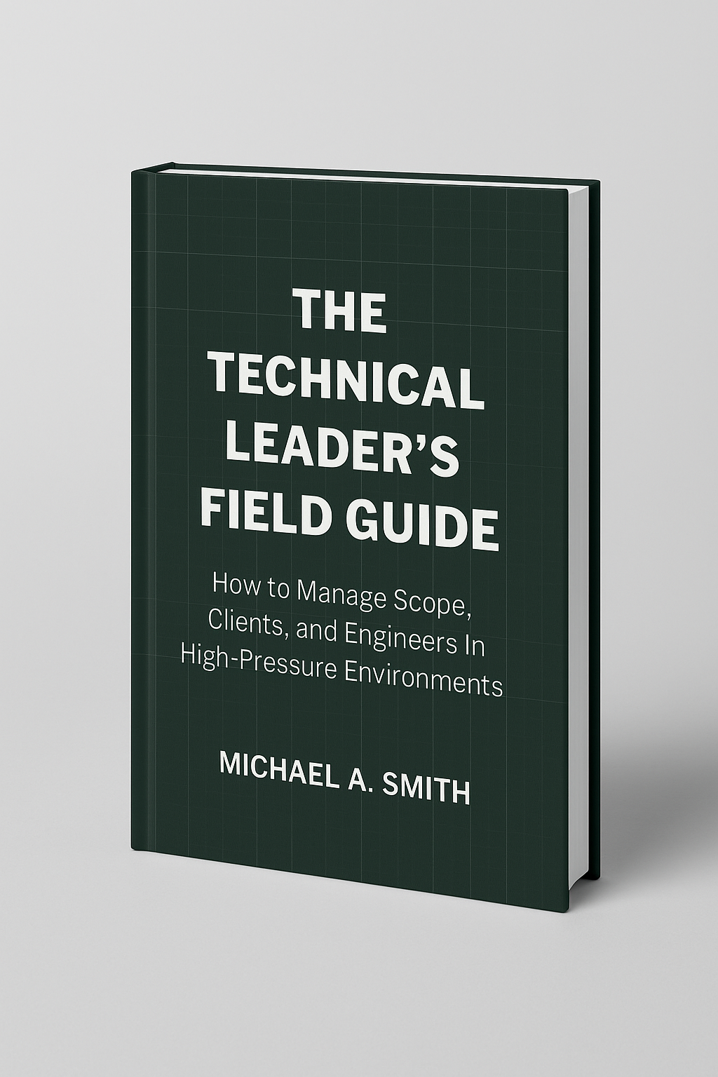 The Technical Leader's Field Guide book cover showing practical frameworks for technical leaders